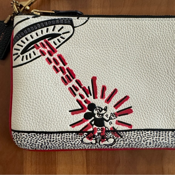 Disney Mickey Mouse X Keith Haring Small Wristlet - Picture 2 of 12